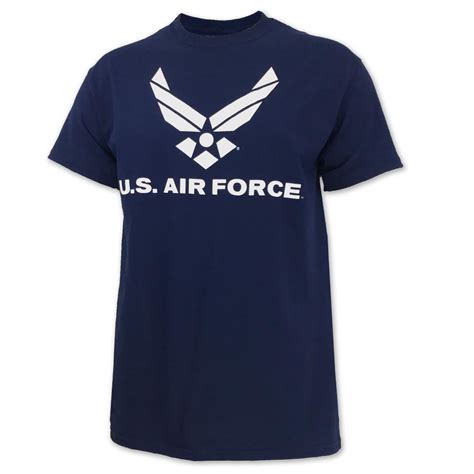 Us Air Force T Shirts Air Force Wings Logo T Shirt In Navy