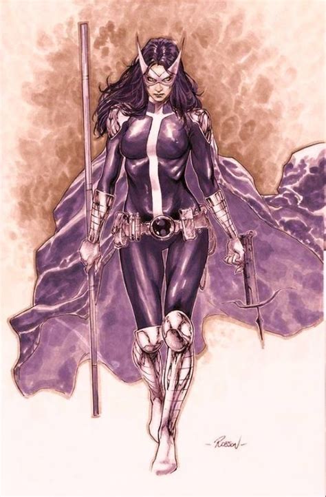 THE DARK HUNTRESS In Red Raven S Collectionneur Comic Art Gallery Room By Dee Dc Comics