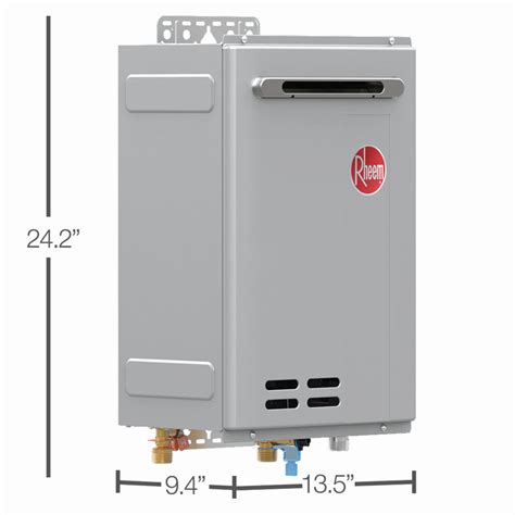 Rheem High Efficiency Non Condensing Outdoor 8 4 GPM Tankless Gas Water