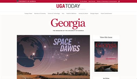 Winter Issue Of Georgia Magazine Online Uga Today