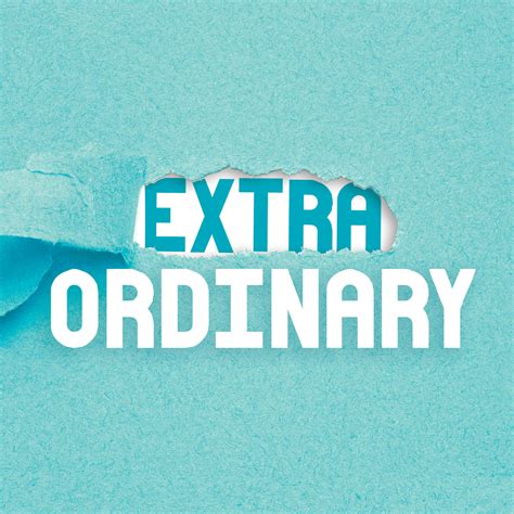 (Extra) ORDINARY