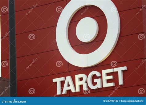 Target Corporation Corporate Logo on Retail Department Store at the