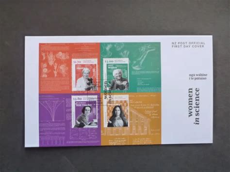New Zealand 2022 Women In Science Set 4 Stamps First Day Cover 1422