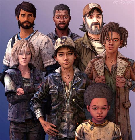 7 The Walking Dead Game Characters References Firmware Jkw