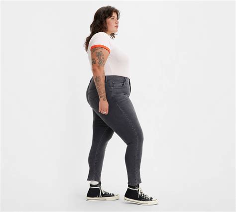 721 High Rise Skinny Jeans Plus Size Black Levis De