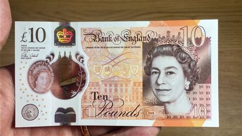 The New £10 Note Ten Pound Review First On Youtube Polymer