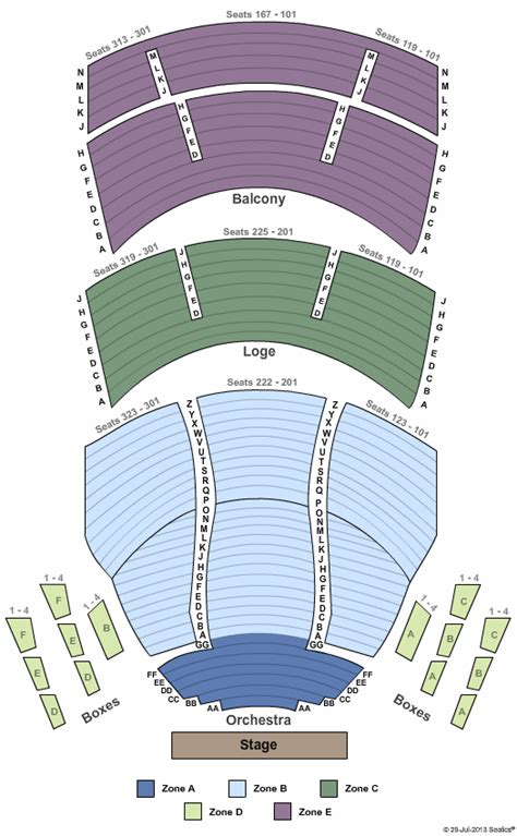 Long Island Medium Tickets Aronoff Center Seating Chart End Stage Zone