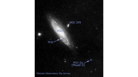 Location Of Globular Cluster G1 In Galaxy M31 Hubblesite