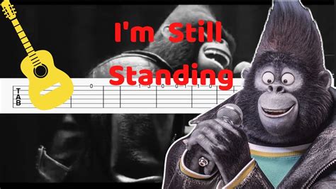 Im Still Standing Sing Elton John Guitar Tabtutorial Youtube