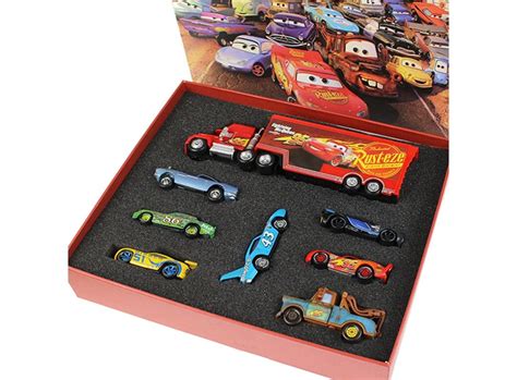 8 10pcs Disney Pixar Cars 2 3 Beautiful Gift Box Lightning McQueen With