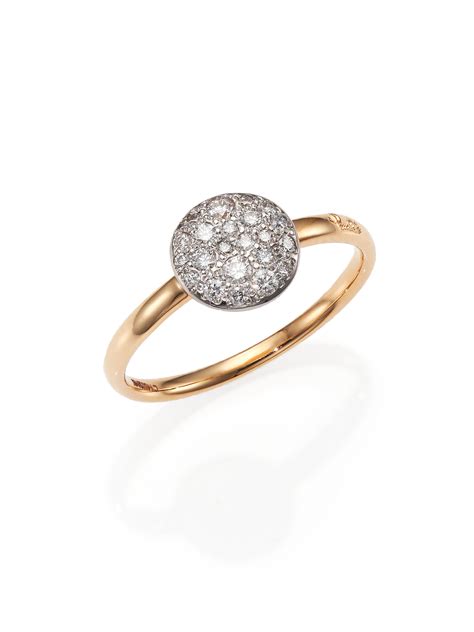 T.w.) in 14k gold, white gold or rose gold $2,250.00 $39.99 effy bonus buy $39.99 effy bonus buy Pomellato Sabbia Diamond & 18k Rose Gold Small Ring in Gold (ROSE GOLD) | Lyst