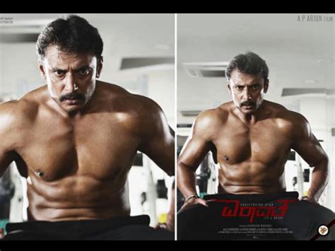 Dhruva sarja body building workout video with the international trainer for the movie pogaru. PHOTOS: Darshan's Macho Look For 'Airavata' - Filmibeat