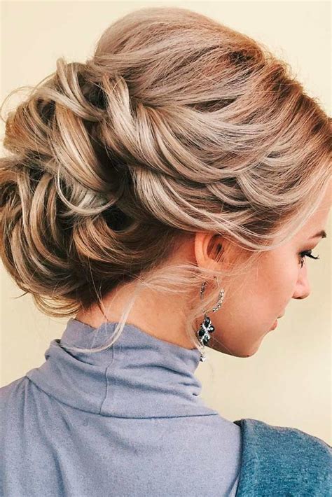 30 Medium Updo Hairstyles For Women To Look Stunning Haircuts And Hairstyles 2019