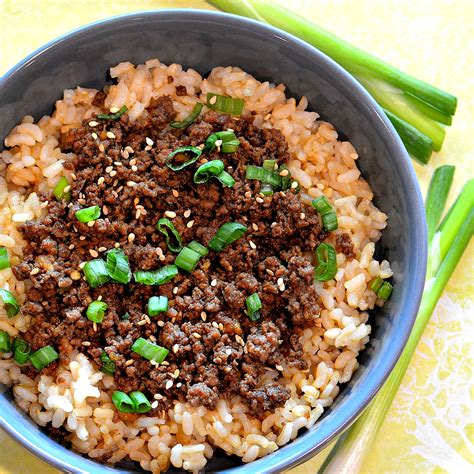 Recipe Of Rice Bowls Healthy Ground Beef Recipes