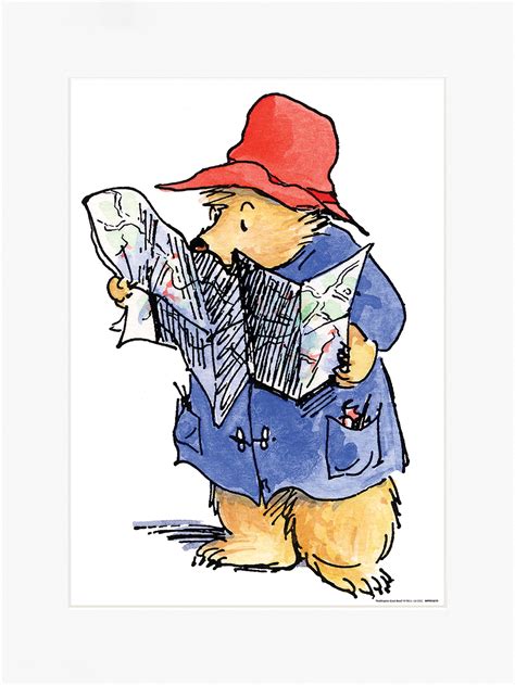 Paddington Bear Lost Bear Mounted Print The Art Group