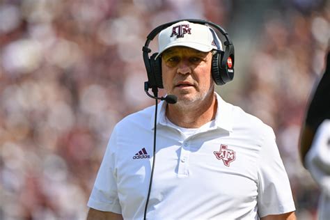 Jimbo Fisher Ran Onto The Field During Live Play On Saturday The Spun