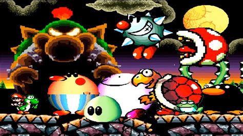 Super Mario World 2 Remastered Hd Yoshis Island All Bosses Ending