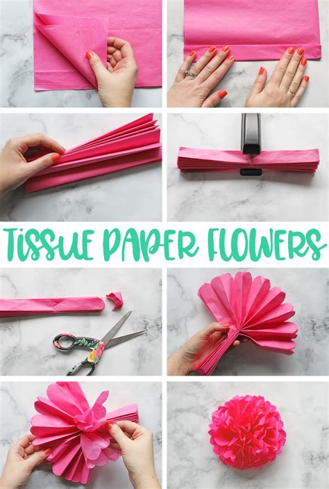Follow our tutorial to learn how to make these tissue paper flowers! The Craft Patch: Tissue Paper Flowers: The Ultimate Guide