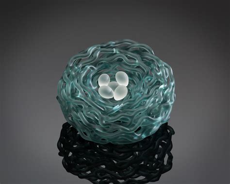 Woven Glass Birds Nest In Ocean By Demetra Theofanous Art Glass