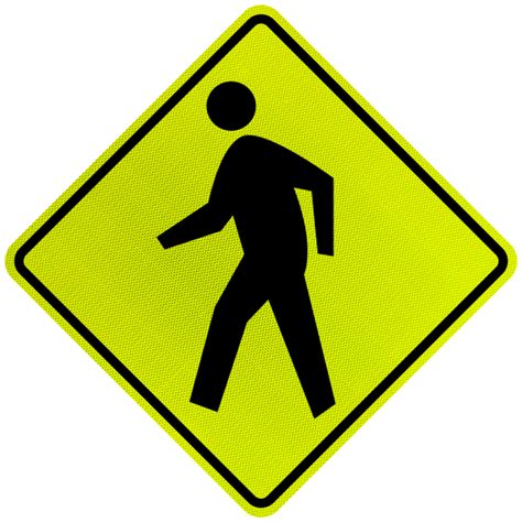 Pedestrian Crossing Sign X5642 By