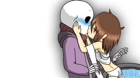 Frisk Kissed Sans Funny Undertale Comic Dubs Sans X Frisk Youtube