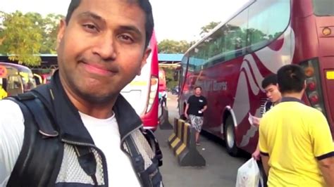 We have sold flight tickets to 502 passengers. Singapore to Johor Bahru Malaysia local Bus - YouTube