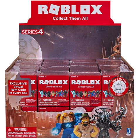 Roblox Red Series 4 Mystery Box Brick Cube