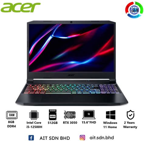 Acer Nitro 5 An515 58 58g4 156 Fhd 144hz Gaming Laptop I5 12500h