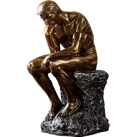 10 Resin The Thinker Statue Famous Thinking Man Sculptures Home Decor