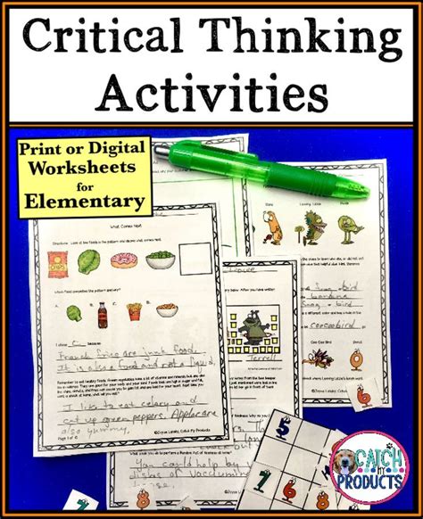 Enrichment Activities For Ted Students Print Or Digital Worksheets