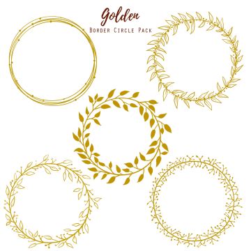 Gold circle frame png, Gold circle frame png Transparent FREE for