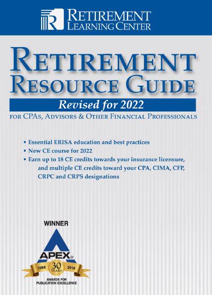 Retirement Resource Guide 5 Cr Continuing Education Center