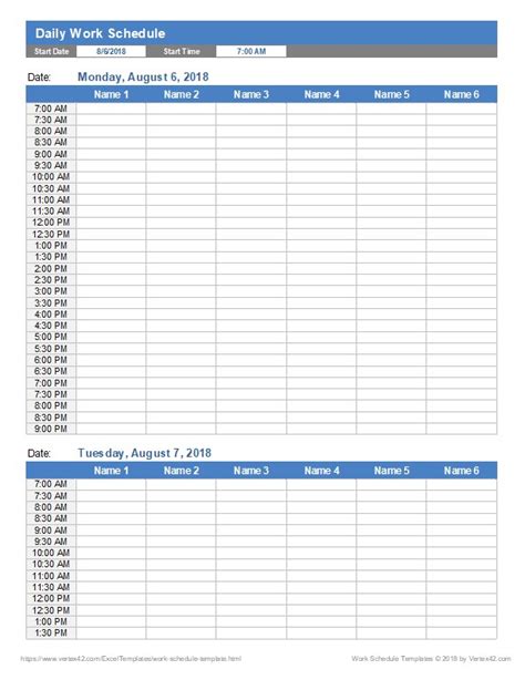 Jon Wittwer On Twitter This New Daily Work Schedule Template For