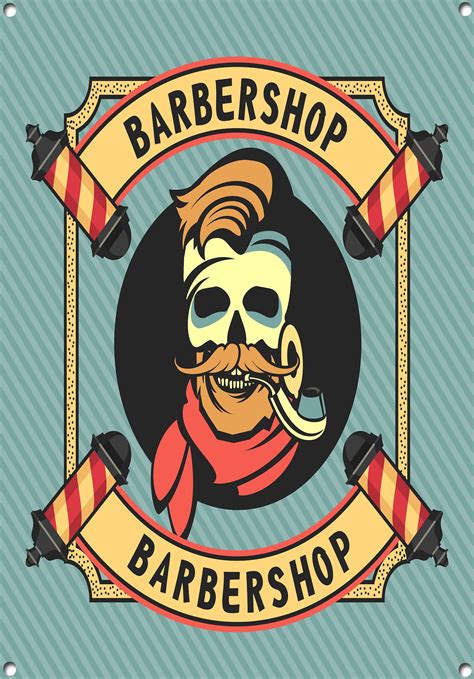 Barber Shop Metal Sign Barbers Decor Barbers Signs Barber Etsy