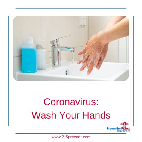 Coronavirus Advice Wash Your Hands Prevention First Healthcare