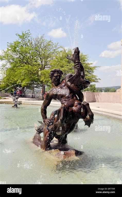 Marbois And Fountain Of Centaurs State Capitol Jefferson City Missouri