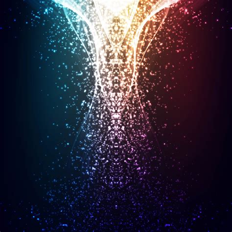 Elegant Colorful Glitters Wave Background Vector 256713 Vector Art At