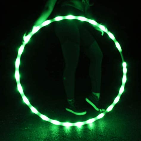 Glowcity Light Up Led Hoola Hoop 36 Inch Glow In The Dark Fitness And