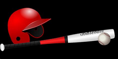 Baseball Bat Ball Free Vector Graphic On Pixabay Posted By Ethan Walker