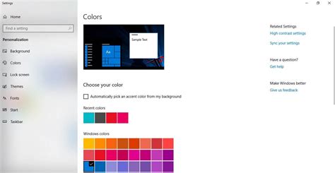 Change Color Of Desktop Color How To Change Start Menu Color In