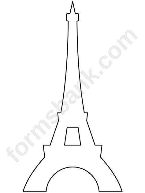 Eiffel Tower Pattern Printable Pdf Download