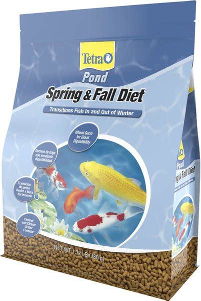 Tetra Pond Spring And Fall Diet Transitional Fish Food 172 Lb Bag