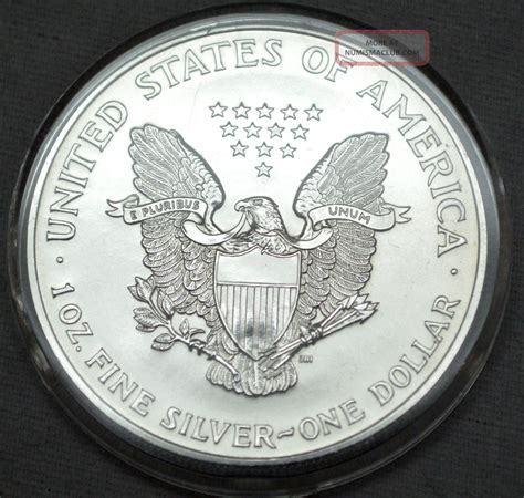 1995 American Silver Eagle Dollar 1 Oz Fine Silver Uncirculated