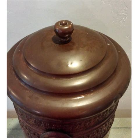 Antique Copper Coffee Bean Dispenser Chairish