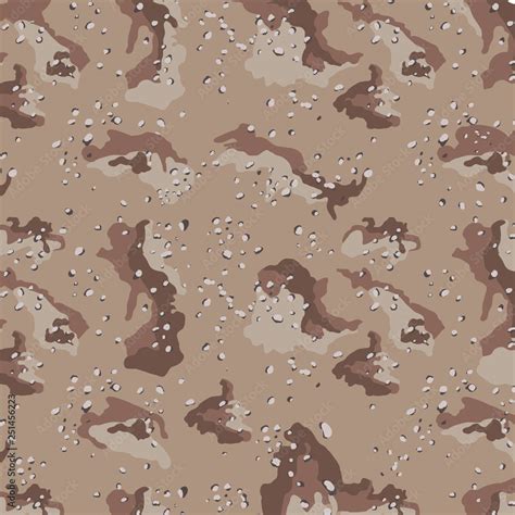 Desert Storm War Camo Camouflage Pattern Military Background Stock