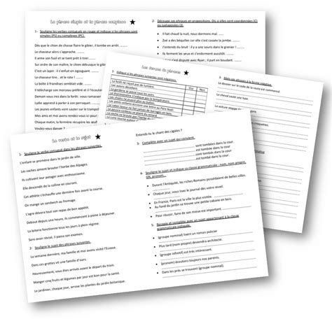 L'exercice conjugaison cm1 est tout à fait complet. Grammaire CM1 - les exercices - La classe de Mallory
