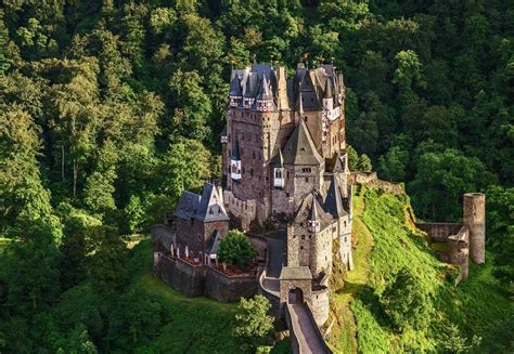 The Medieval Eltz Castle Germany Is A Striking Structure Rising From