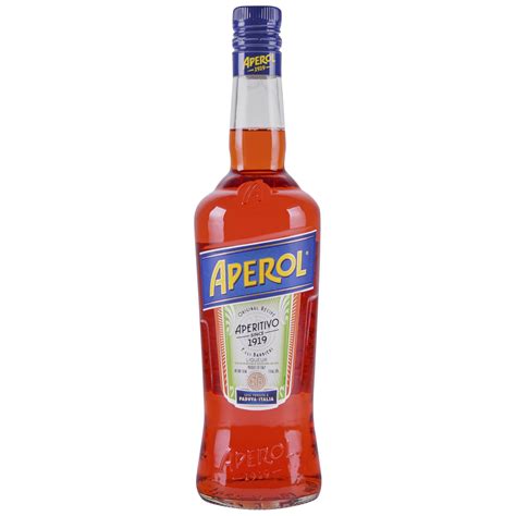 Put a couple of cubes of ice into 2 glasses and add a 50 ml measure of aperol to each. Aperol Apperitiff 750 ml - Applejack