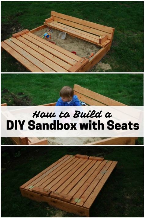 How To Build A Diy Sandbox With Seats The Budget Diet