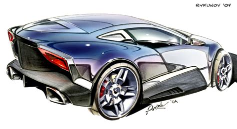 Concept Car Sketch 6 By Rykunov On Deviantart